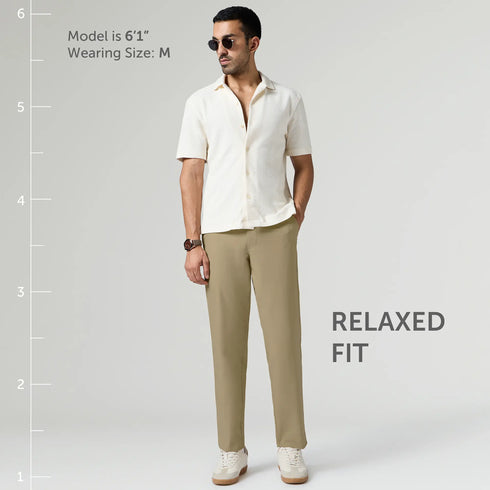 XYXX VELOCITY: Soft Stretch Pants - Relaxed Fit Sand Brown