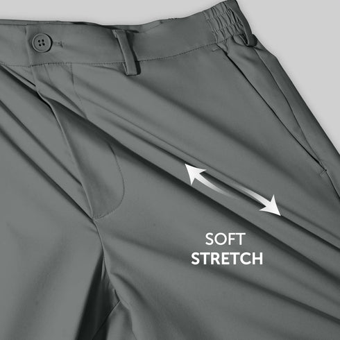 XYXX VELOCITY: Soft Stretch Pants - Relaxed Fit Ash Grey