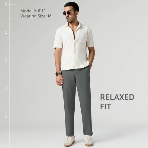 XYXX VELOCITY: Soft Stretch Pants - Relaxed Fit Ash Grey