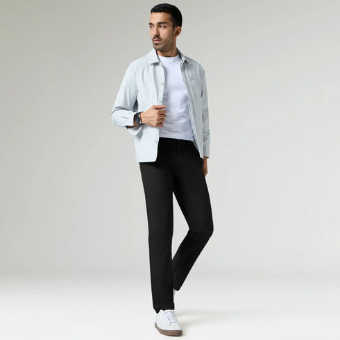 XYXX KINETIC: Soft Stretch Pants - Slim Fit Pitch Black