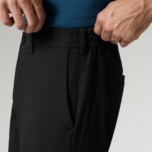 XYXX KINETIC: Soft Stretch Pants - Slim Fit Pitch Black
