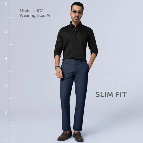 XYXX KINETIC: Soft Stretch Pants - Slim Fit Midnight Blue
