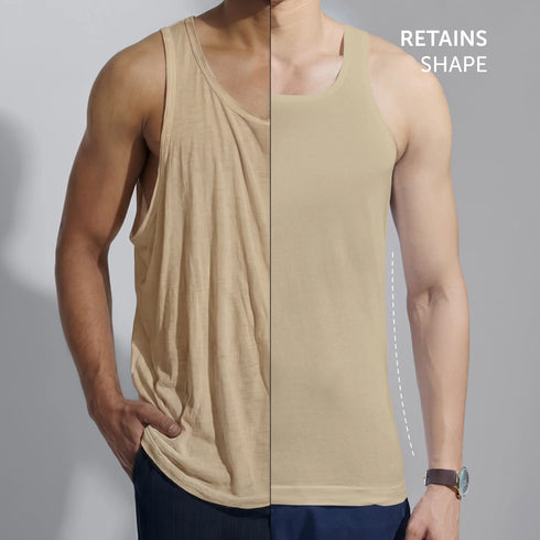 XYXX Element Invisible Vests Sand Brown
