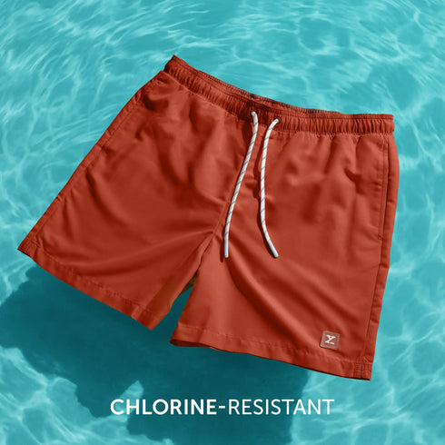 XYXX Aqua Swim Shorts Candy Red
