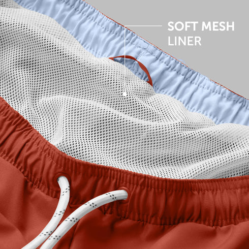 XYXX Aqua Swim Shorts Candy Red