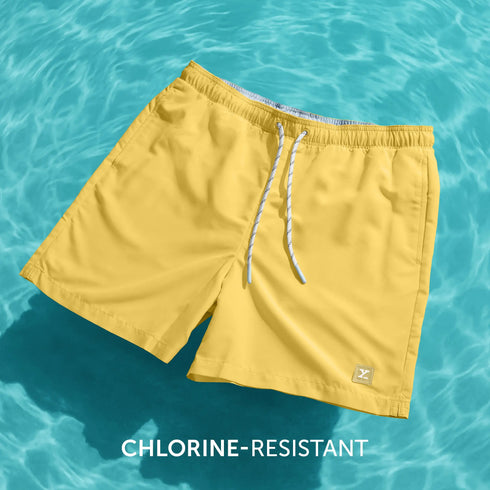 XYXX Aqua Swim Shorts Butter Yellow