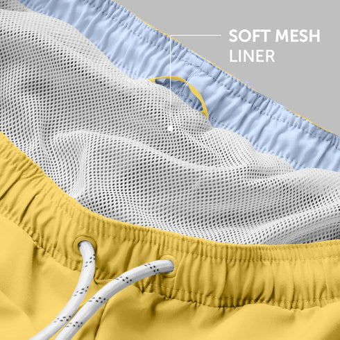 XYXX Aqua Swim Shorts Butter Yellow