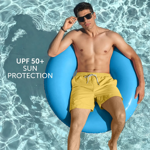 XYXX Aqua Swim Shorts Butter Yellow