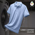XYXX Accent Cotton Polo T-shirt - Sky Blue