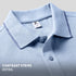 XYXX Accent Cotton Polo T-shirt - Sky Blue