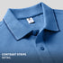 XYXX Accent Cotton Polo T-shirt - French Blue