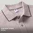 XYXX Accent Cotton Polo T-shirt - Blush Grey