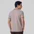 XYXX Accent Cotton Polo T-shirt - Blush Grey