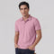 XYXX Accent Cotton Polo T-shirt - Blush Pink