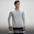 XYXX Full Sleeve Crew Neck T-Shirt - Muted Grey Melange