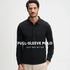 XYXX Full Sleeve Polo - Pitch Black