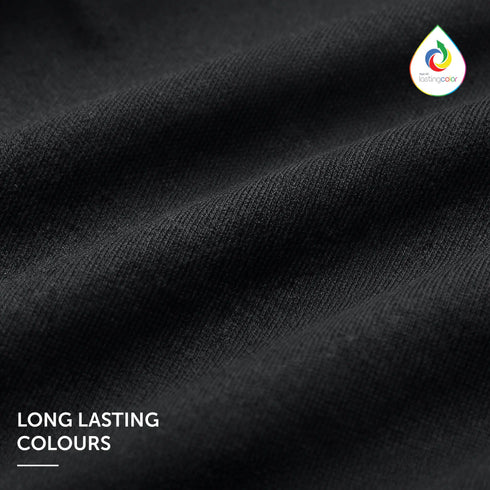 XYXX Full Sleeve Polo - Pitch Black