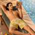 XYXX Printed Swim Shorts - Butter Yellow