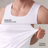 XYXX Bamboo Viscose Cotton Invisible Vest - Polar White