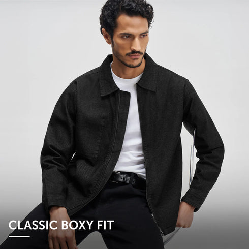 XYXX Denim Jacket - Pitch Black