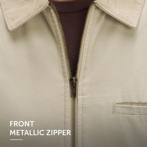 XYXX Cotton Canvas Jacket - Dusty Beige
