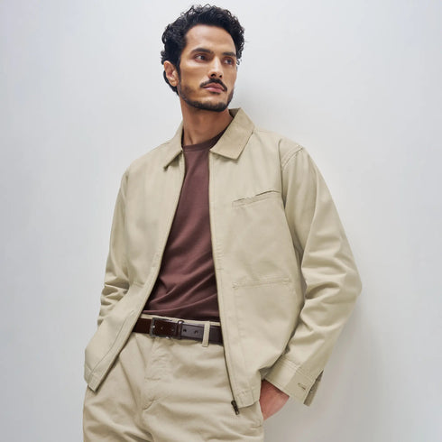 XYXX Cotton Canvas Jacket - Dusty Beige