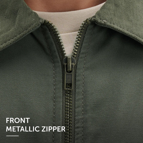 XYXX Cotton Canvas Jacket - Dusty Olive