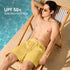 XYXX Seersucker Swim Shorts - Mustard Yellow