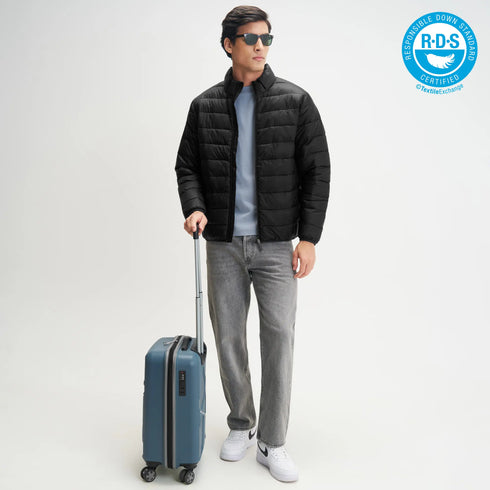 XYXX Ultra-Light Puffer Jacket - Charcoal Black