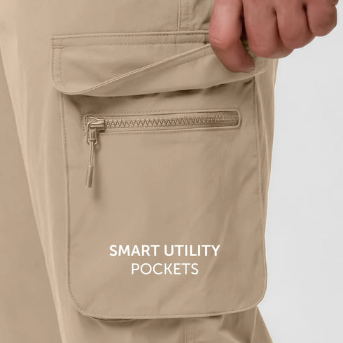 XYXX Moveo Cargo Joggers Biscuit Brown