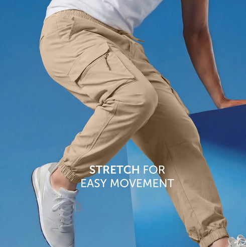 XYXX Moveo Cargo Joggers Biscuit Brown