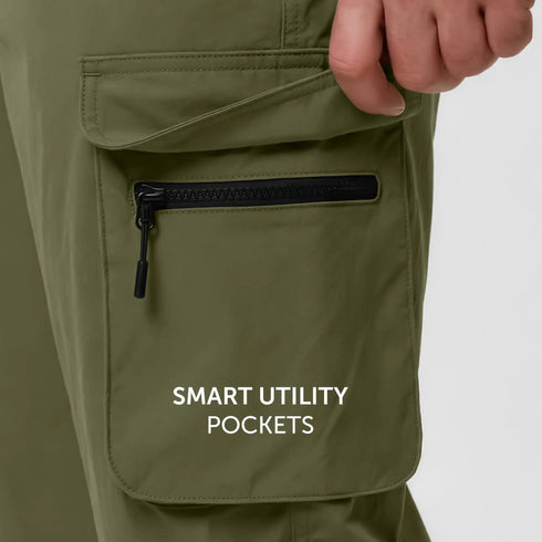 XYXX Moveo Cargo Joggers Olive Green