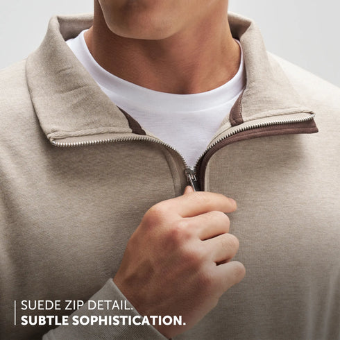 XYXX Half-Zip Pullover - Irish Beige