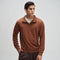 XYXX Half-Zip Pullover - Caramel Brown