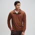 XYXX Half-Zip Pullover - Caramel Brown