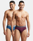 Jockey Cotton Printed Brief with Ultrasoft Waistband | Assorted | Pack of 2