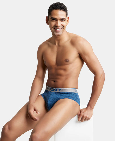 Jockey Cotton Printed Brief with Ultrasoft Waistband | Assorted | Pack of 2