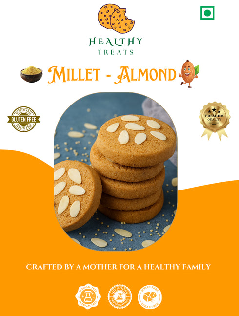 Healthy Treat Millet Almond Cookies