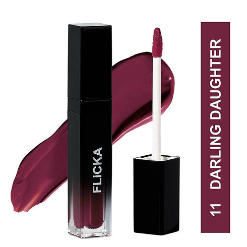 FLiCKA Set and Attack Liquid Matte Lipstick 11 Darling Daughter | Pink
