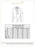 Vastramay Men's Black Georgette Embroidered Blazer