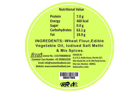 Neelam Foodland Methi Bhakri