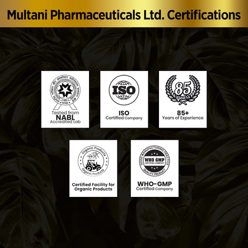 Multani Pharmaceuticals Limited Multani Shilajeet Gold Capsule & Himalayan Shilajit Gold Resin Combo For Youthful Living Stamina & Endurance Boosts Muscle Repair & Recovery Relieves Joint Pain 70 Folic Acid
