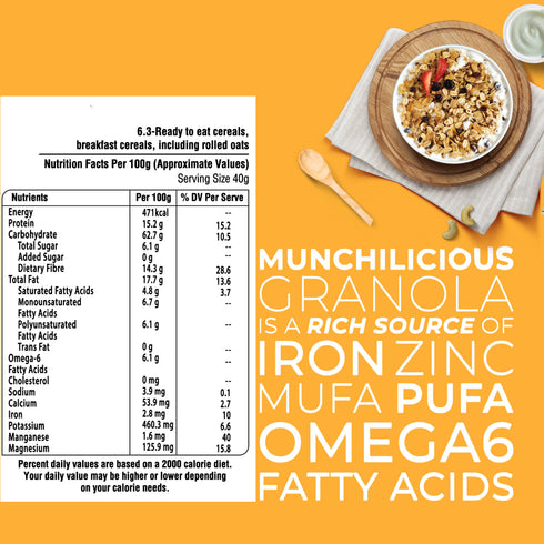 Munchilicious Peanut Butter Granola
