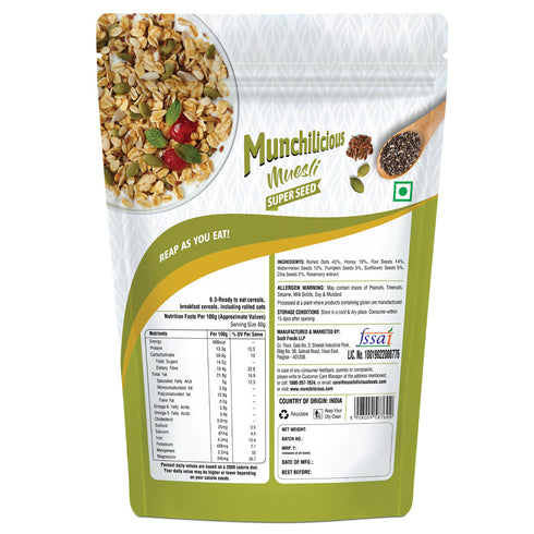 Munchilicious Super Seeds Muesli