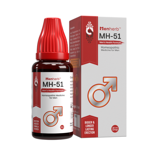 Menherb MH-51 Drops - Homeopathic Men's Health Formula - 22ml