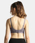Jockey Wirefree Non Padded Microfiber Stretch Full Coverage Sports Bra with StayDry Treatment - Minimal Grey