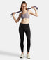 Jockey Wirefree Non Padded Microfiber Stretch Full Coverage Sports Bra with StayDry Treatment - Minimal Grey