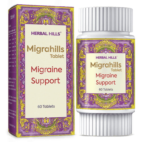 Herbal Hills Migrahills Migraine Support Tablets