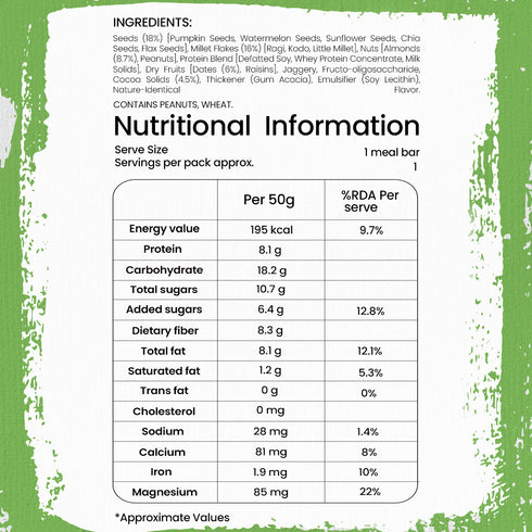 Sabala Millets Millets & Cocoa Meal Bar