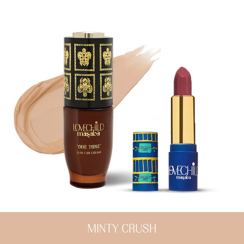LoveChild Minty Crush | BB Cream and Luxe Matte Lipstick Combo